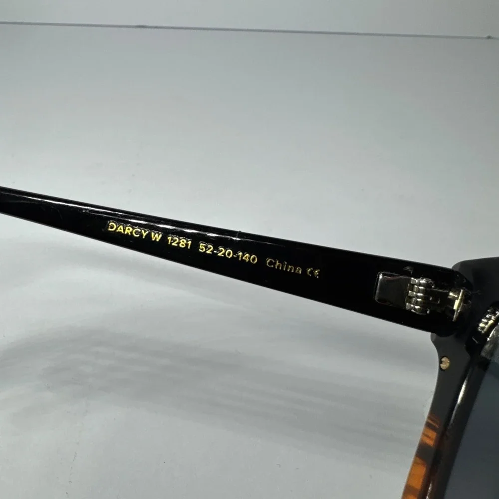 Warby‎ Parker Darcy Sunglasses Black Tortoise Square W 1281 52-20-140 Women's